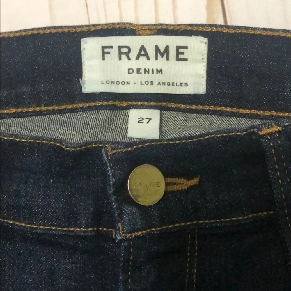 FRAME Le Skinny de Jeanne crop jeans size 27 - Picture 6 of 12